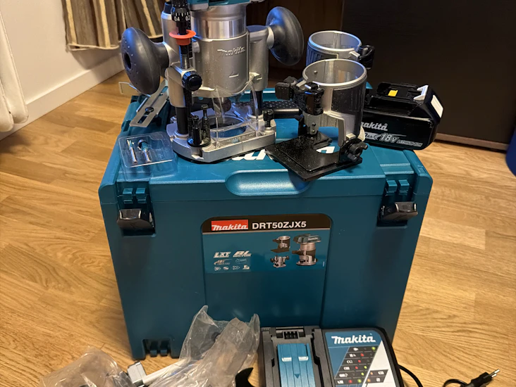 Handöverfräs makita 18v