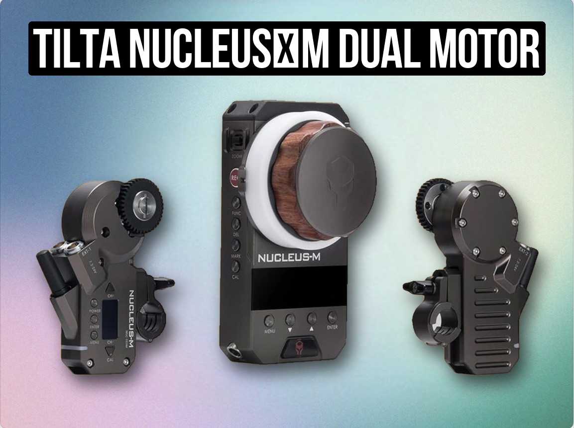 Tilta nucleus‑m dual motor wireless follow focus set | fiz hand unit + 2 motors | wireless lens control / follow‑focus (like “nucleus‑m”) | 18650 + d‑tap power
