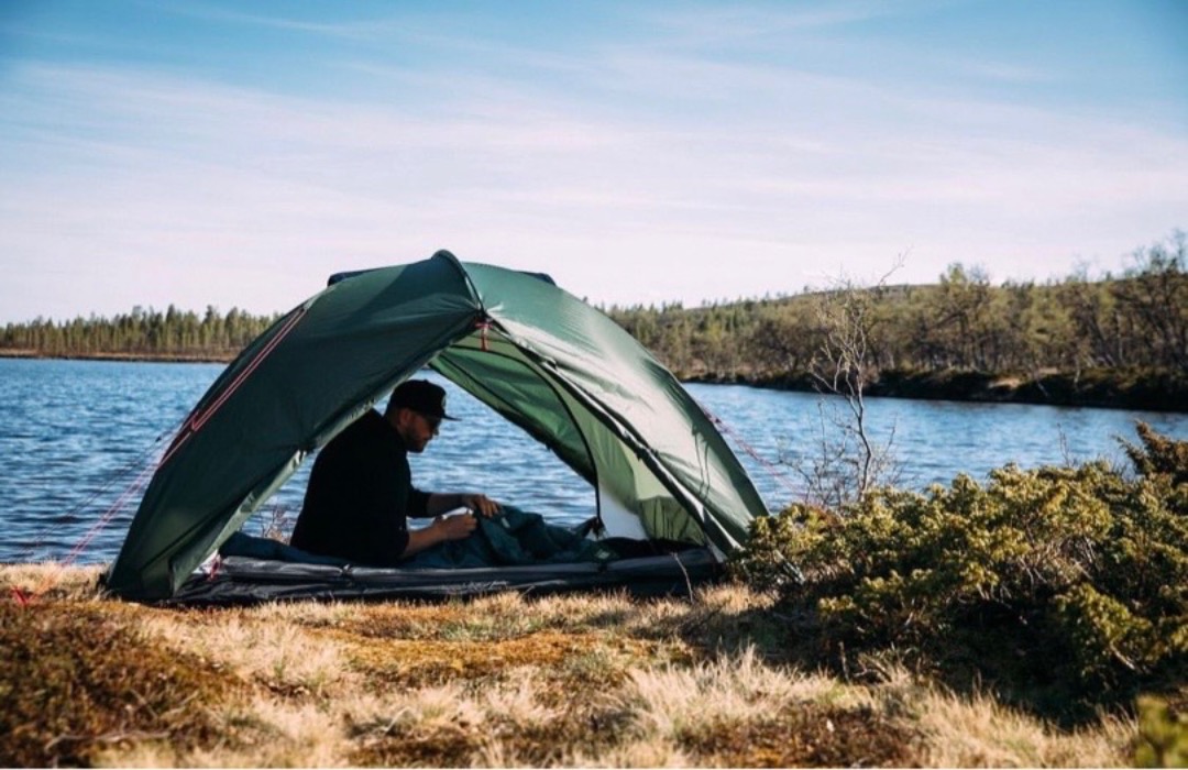 Urberg 2-person dome tent g3 kombu green