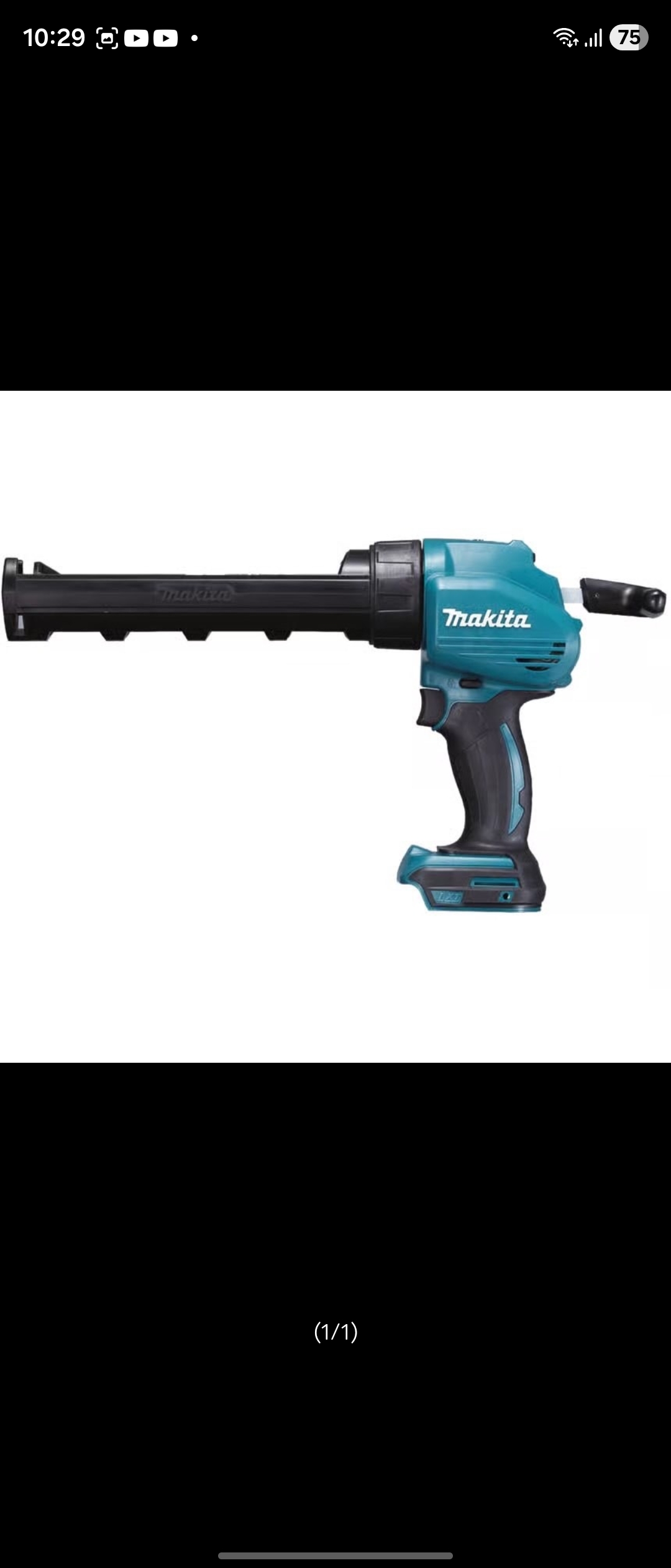 Makita fugepistol med batteri og lader