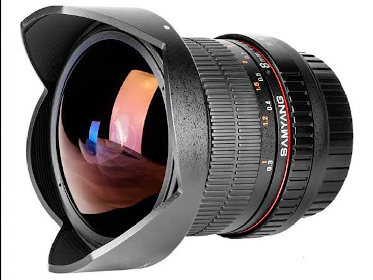Samyang 8mm fisheye f/3.5 (canon)