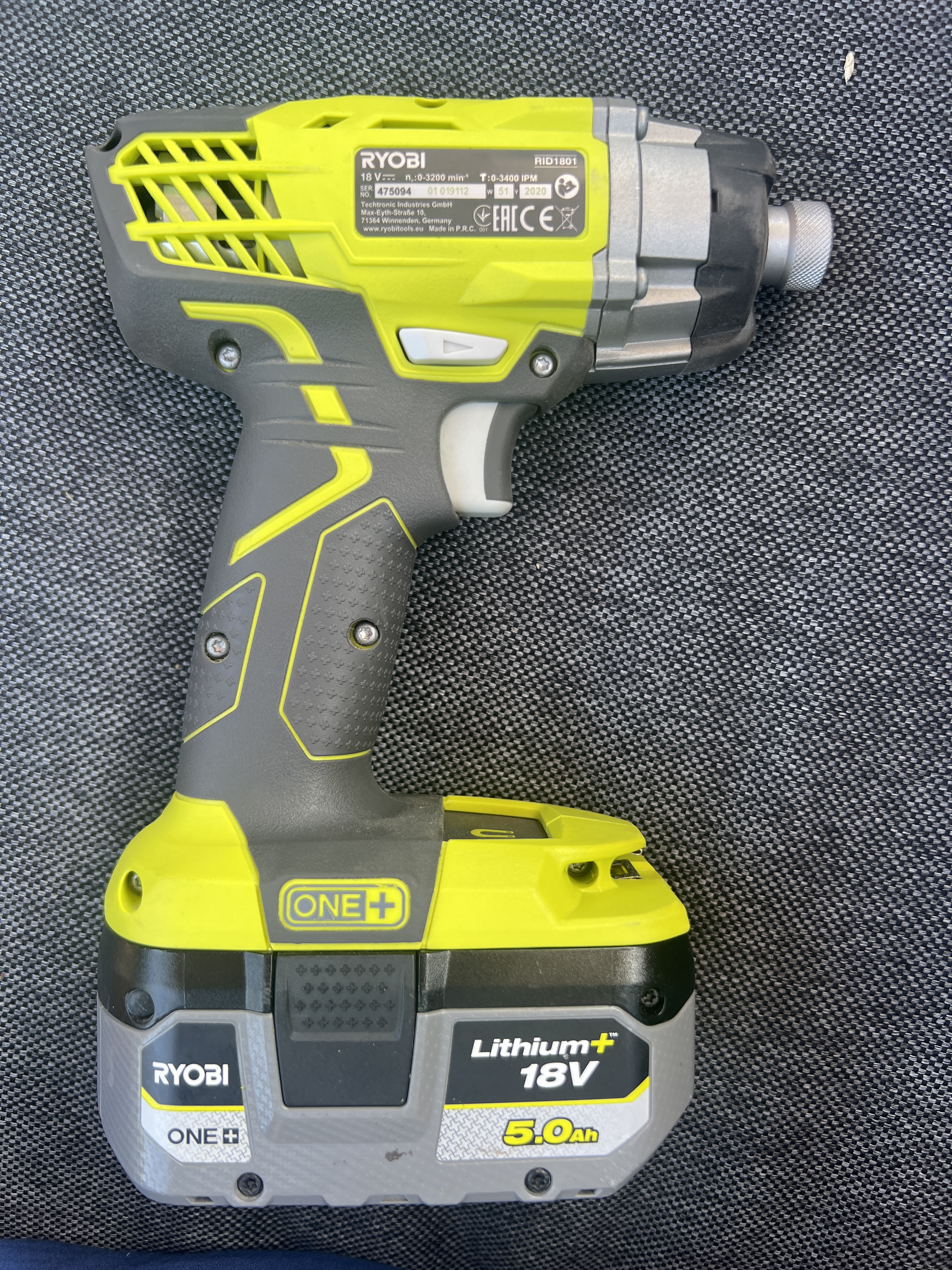 Ryobi rid1801 slagskrutrekker