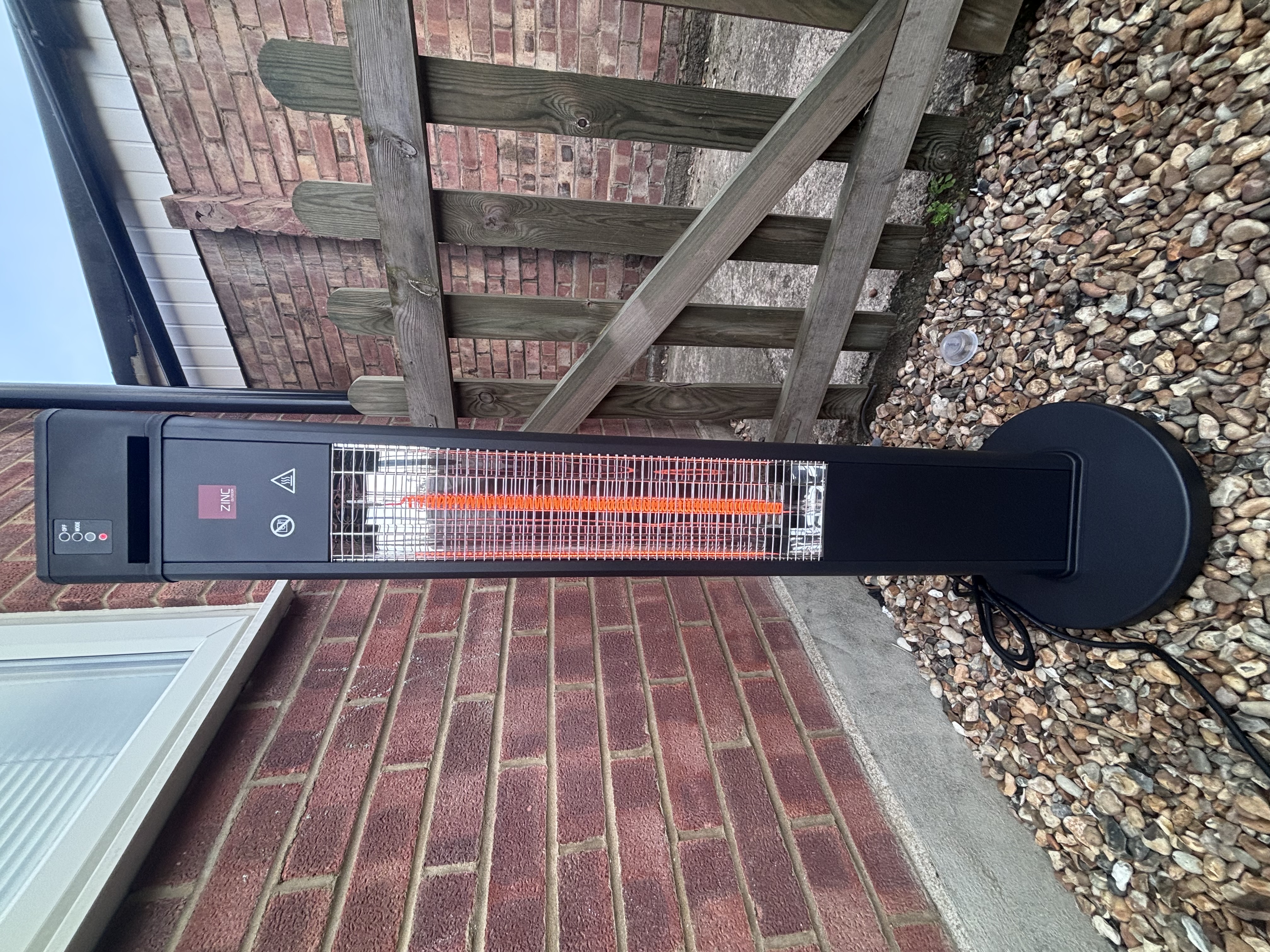 🔥 premium electric patio heater – instant outdoor heat | perfect for gardens, parties & bbqs