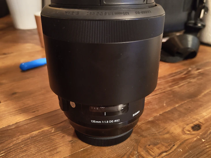 Sigma 135mm 1.8 art canon ef