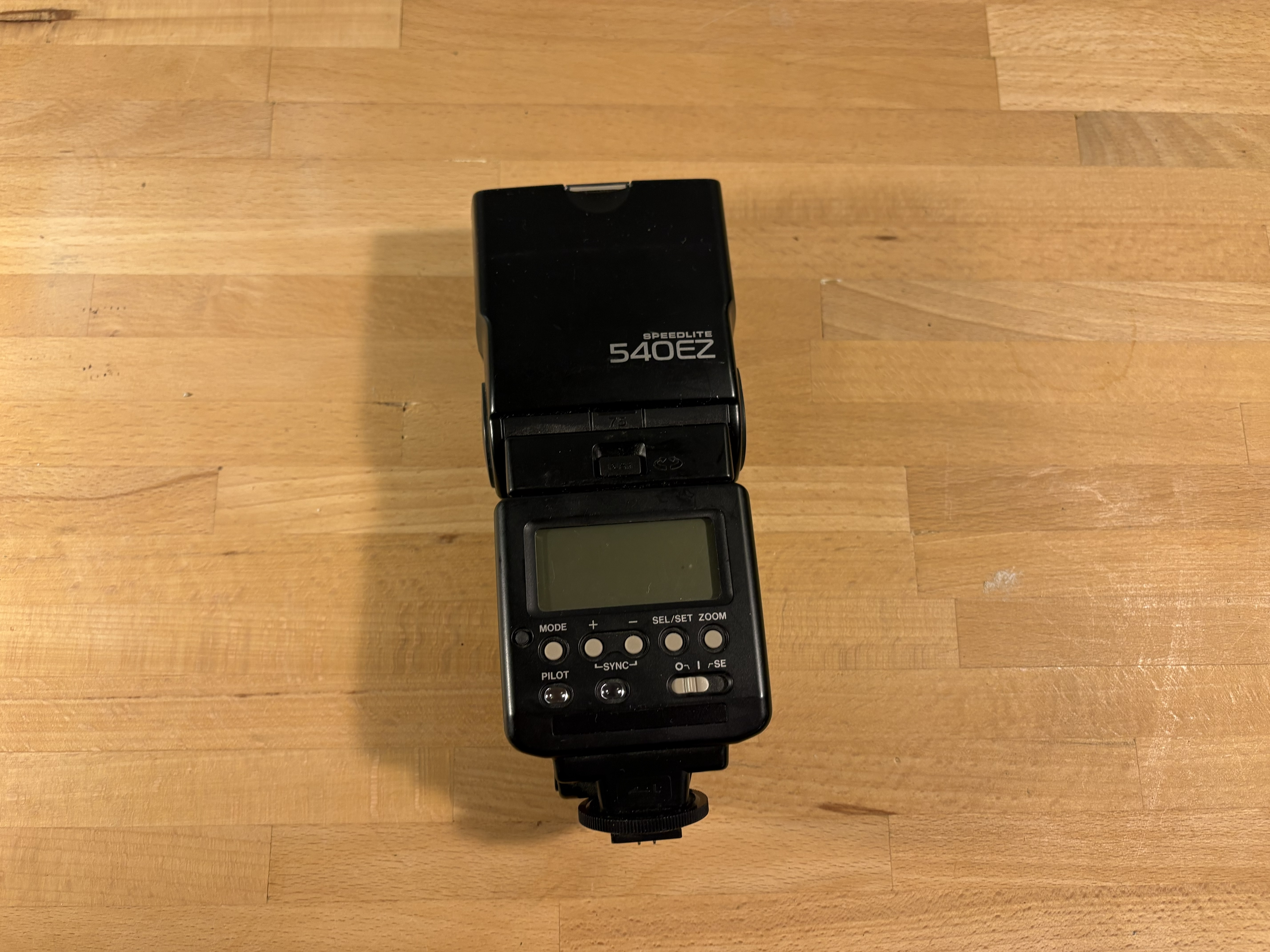 Canon blixt
