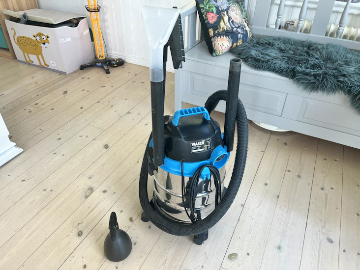 Textiltvätt och våtdammsugare