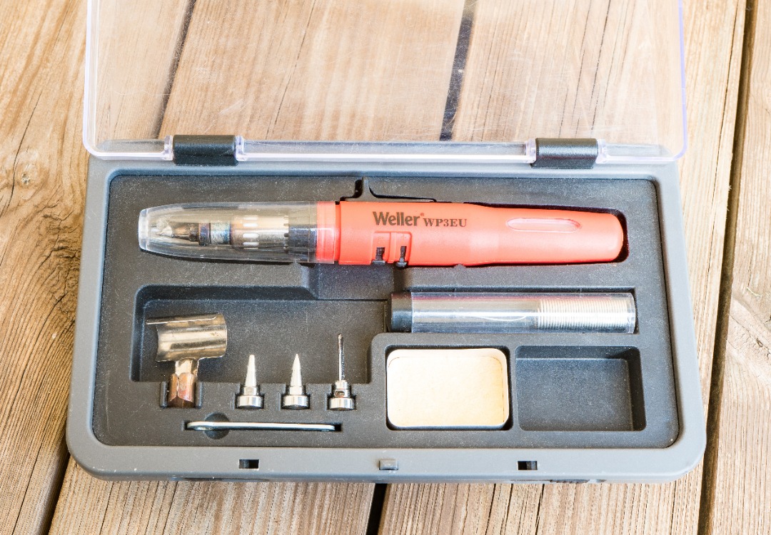 Gasdriven lödkolv, perfekt för att löda kabel