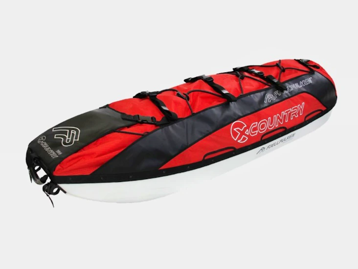 Fjellpulken x-country 144cm (röd)