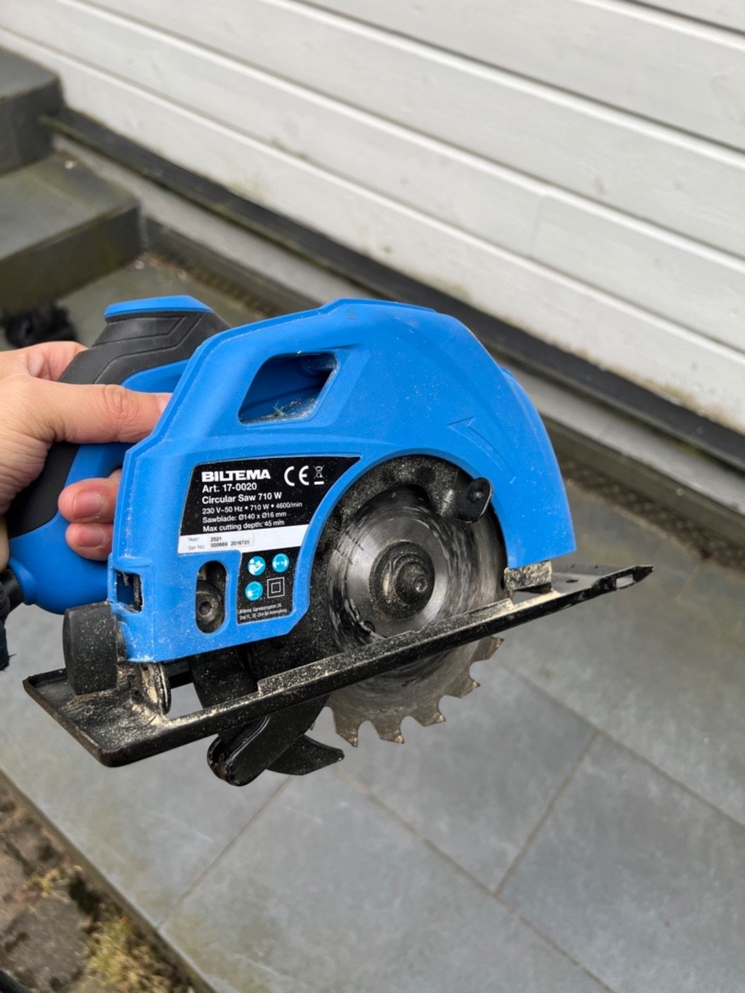 Biltema 710 w sirkelsag med ledning