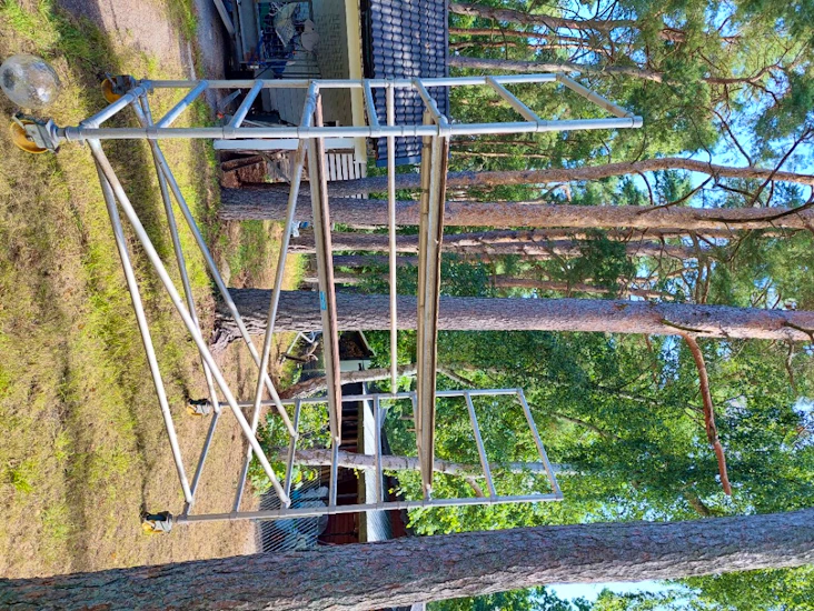 Byggställning med hjul