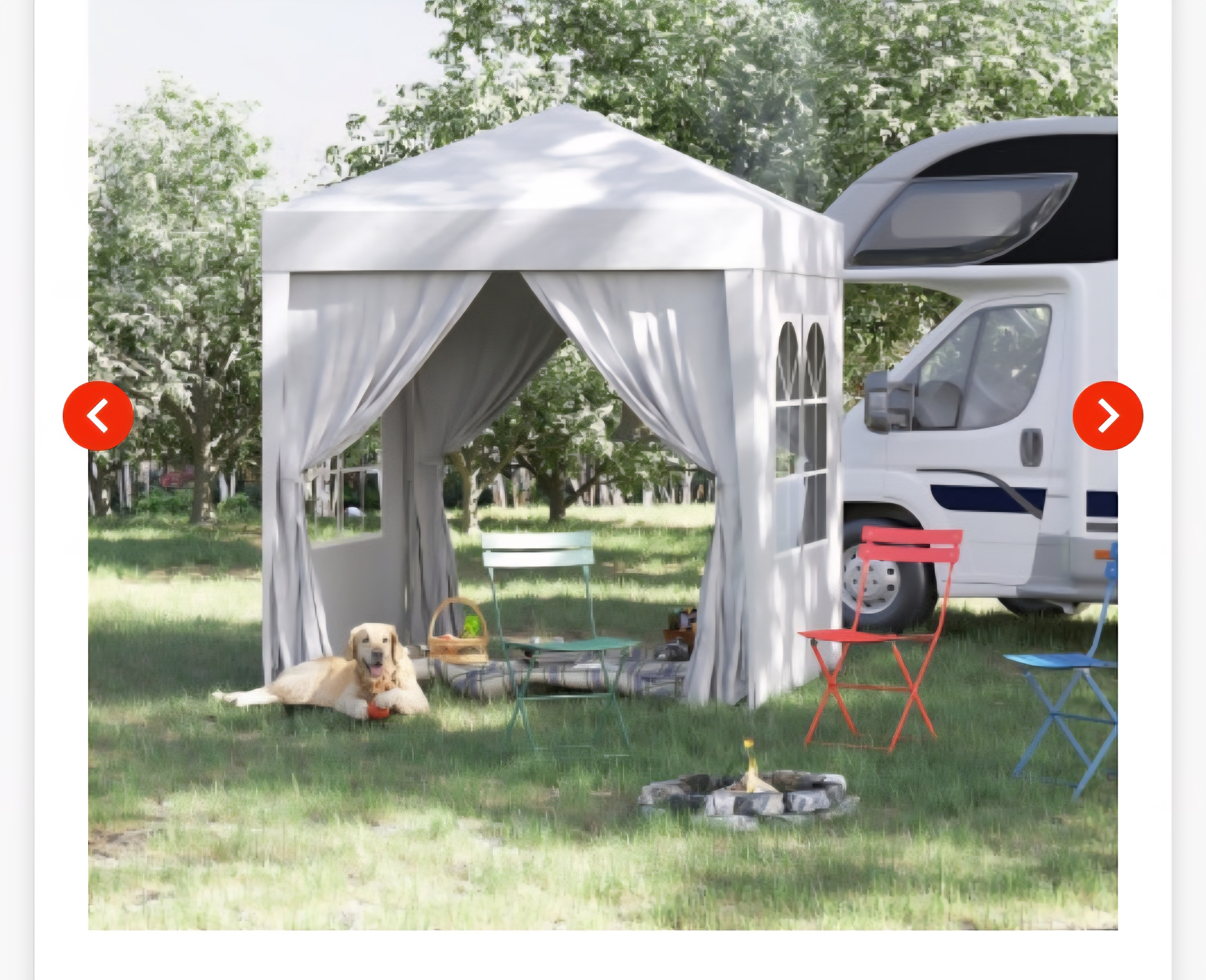 Hopfällbart paviljong 2 x 2 m med 4 avtagbara sidoväggar och 2 fönster, vit