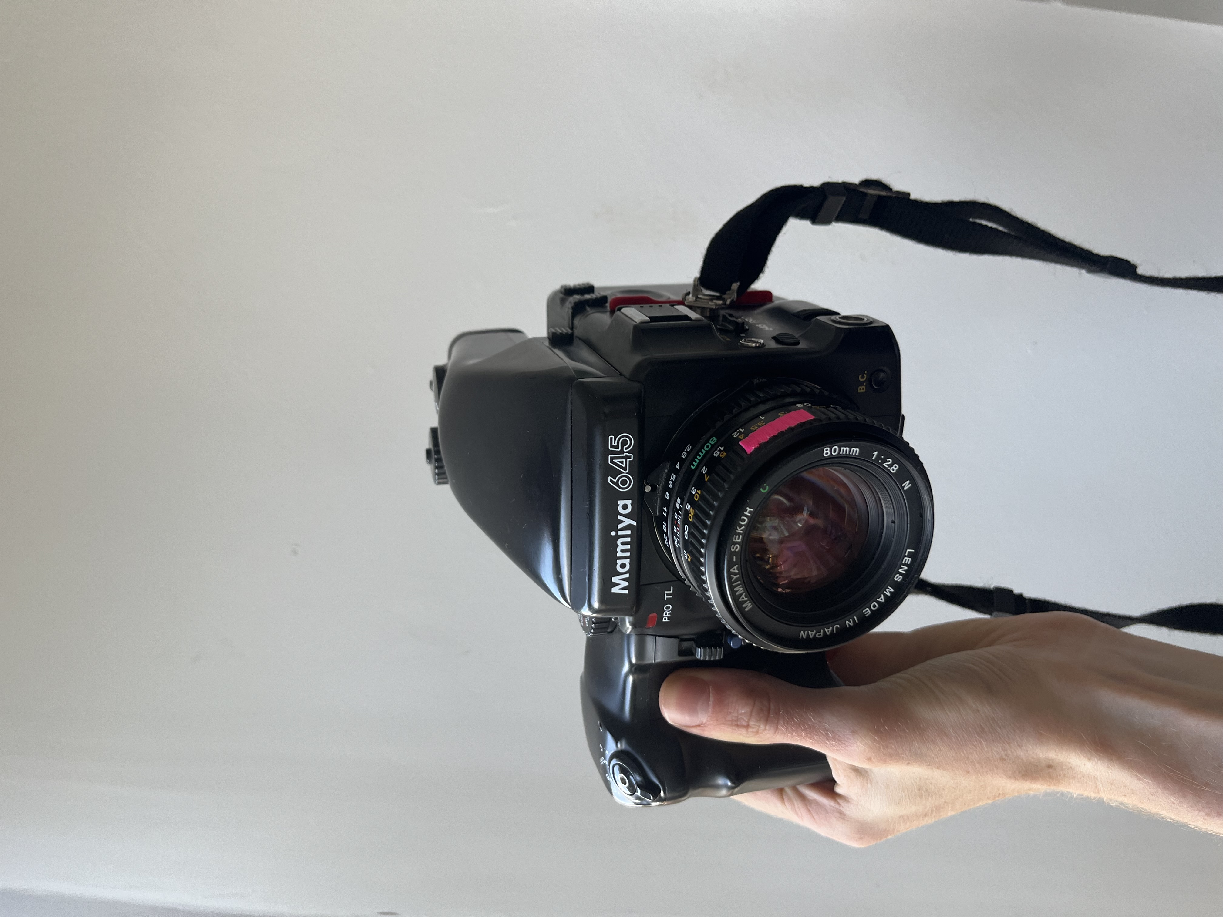 Mamiya 645 pro tl + 80mm 2.8 sekor lens 