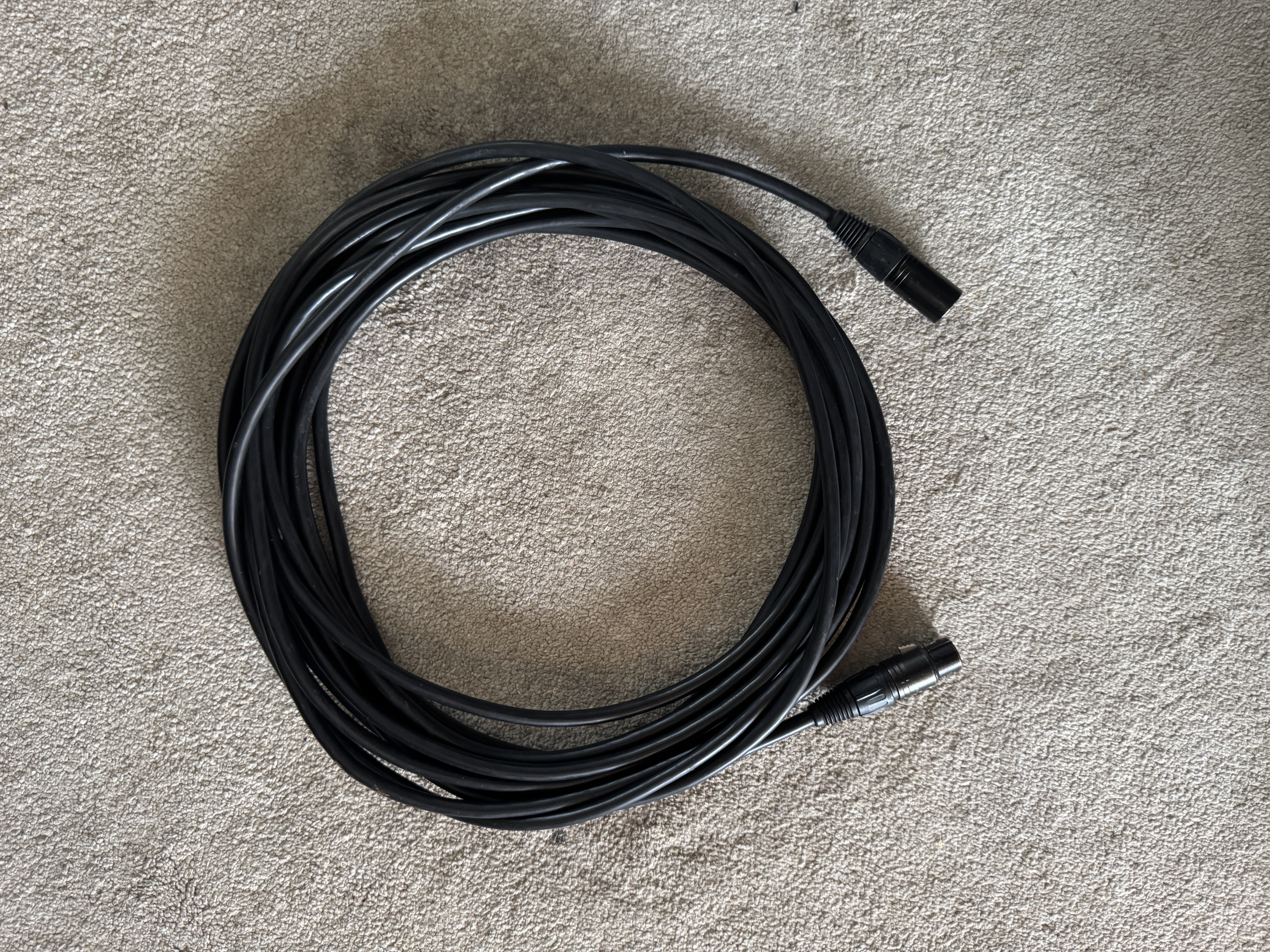 Xlr black cable - 10m