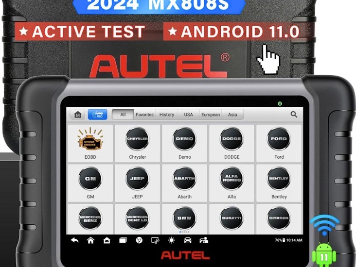 Autel maxicheck mx808s felkodsläsare, diagnostisk verktyg och autel mv108s