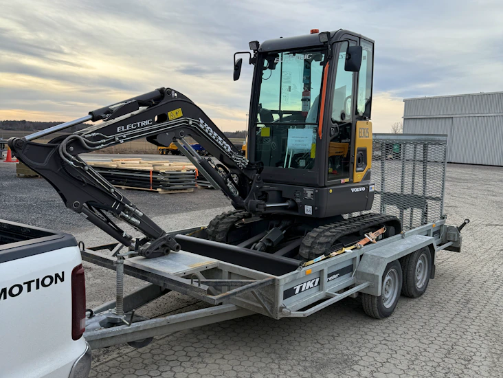 Volvo ecr25 electric - elektrisk minigrävare