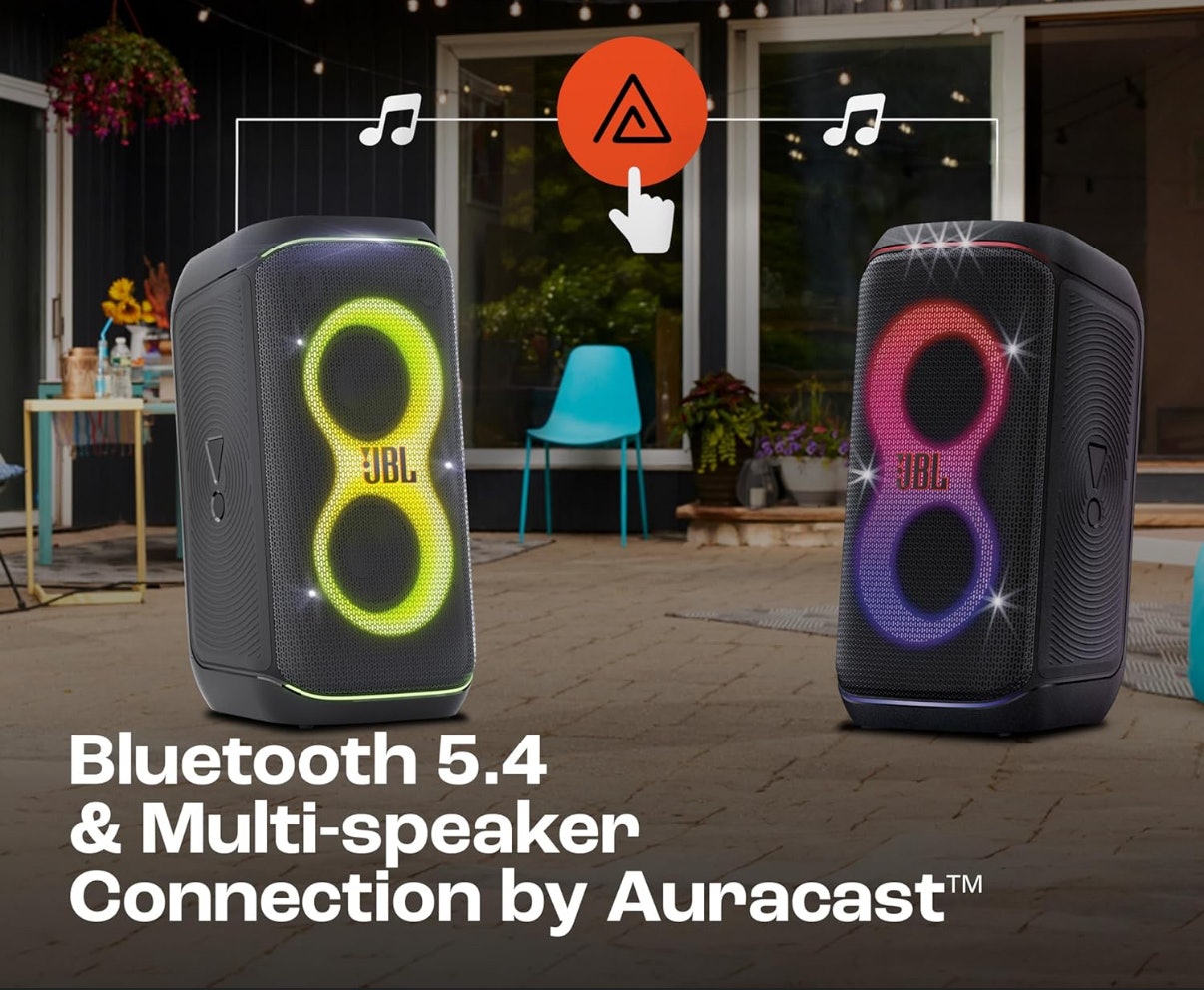 2st jbl partybox 120 bärbar högtalare + mikrofon / party speaker with microphone