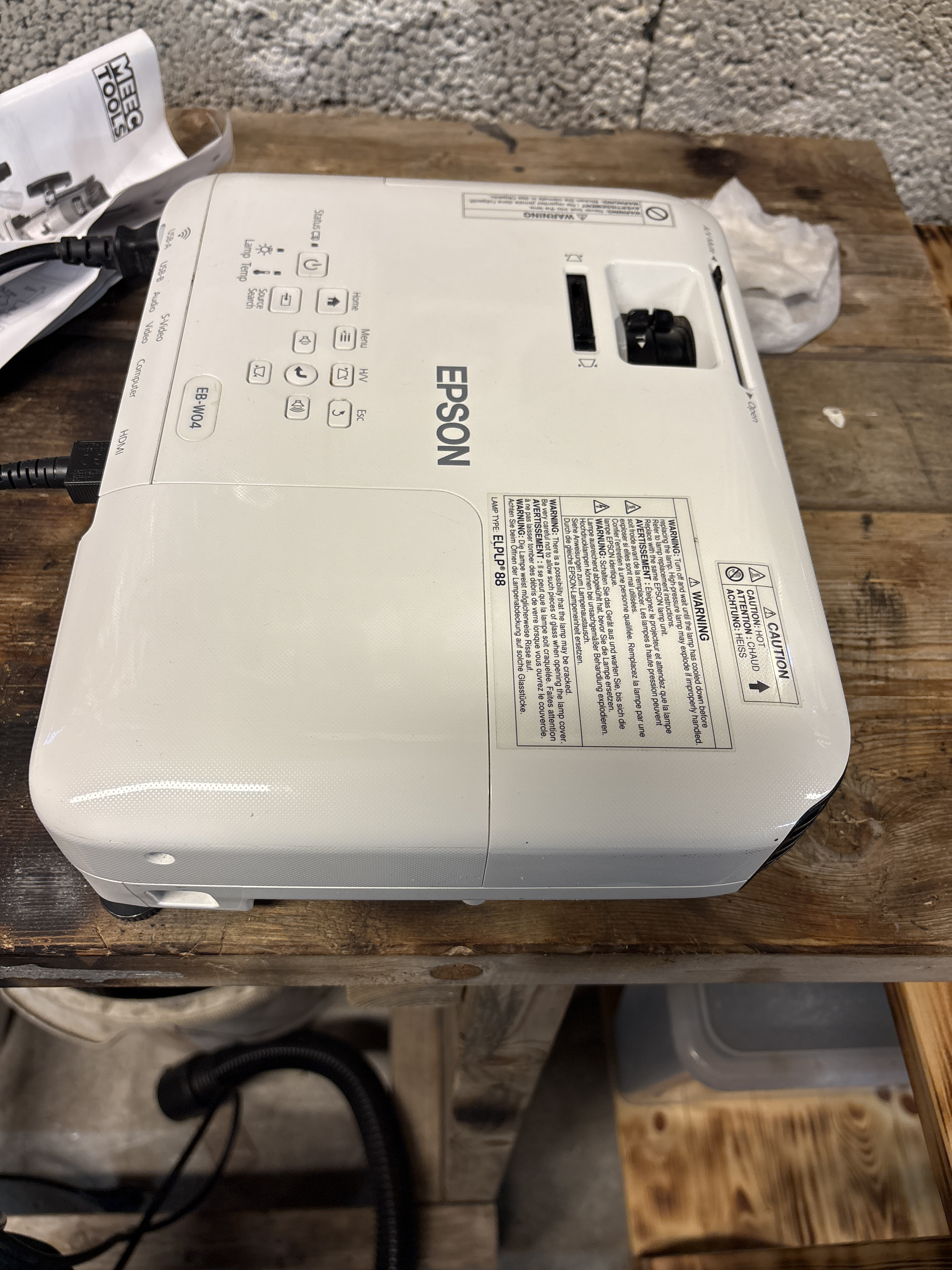 Epson projektor eb - w04