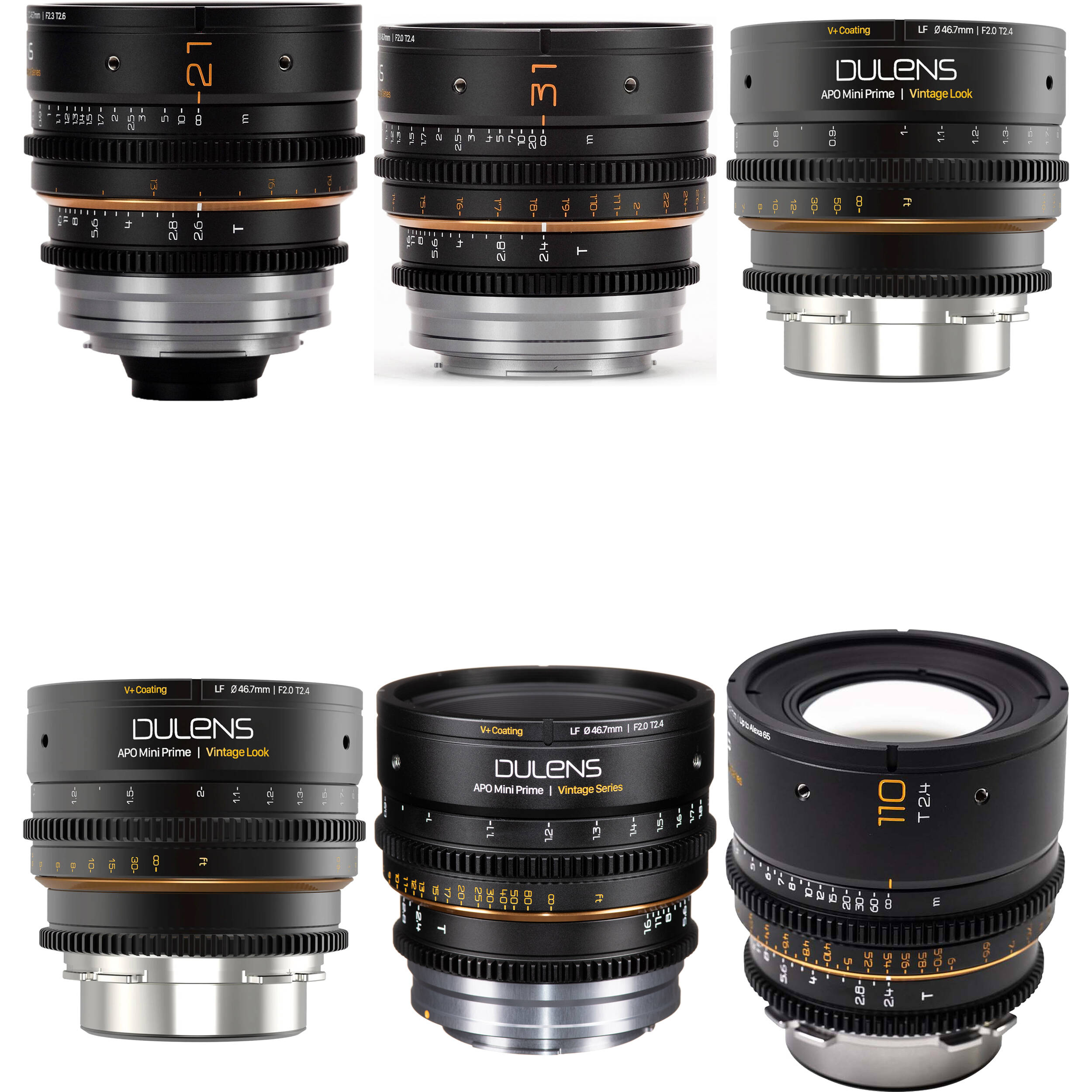 Dulens apo mini primes (21, 31, 43, 58, 85, 110) t2.4 arri pl