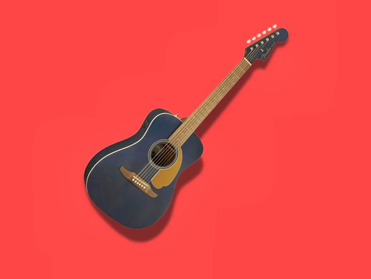 Acoustic guitar - fender malibu - midnight satin