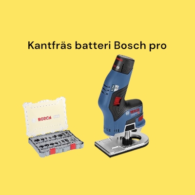 Kantfräs batteri proffs