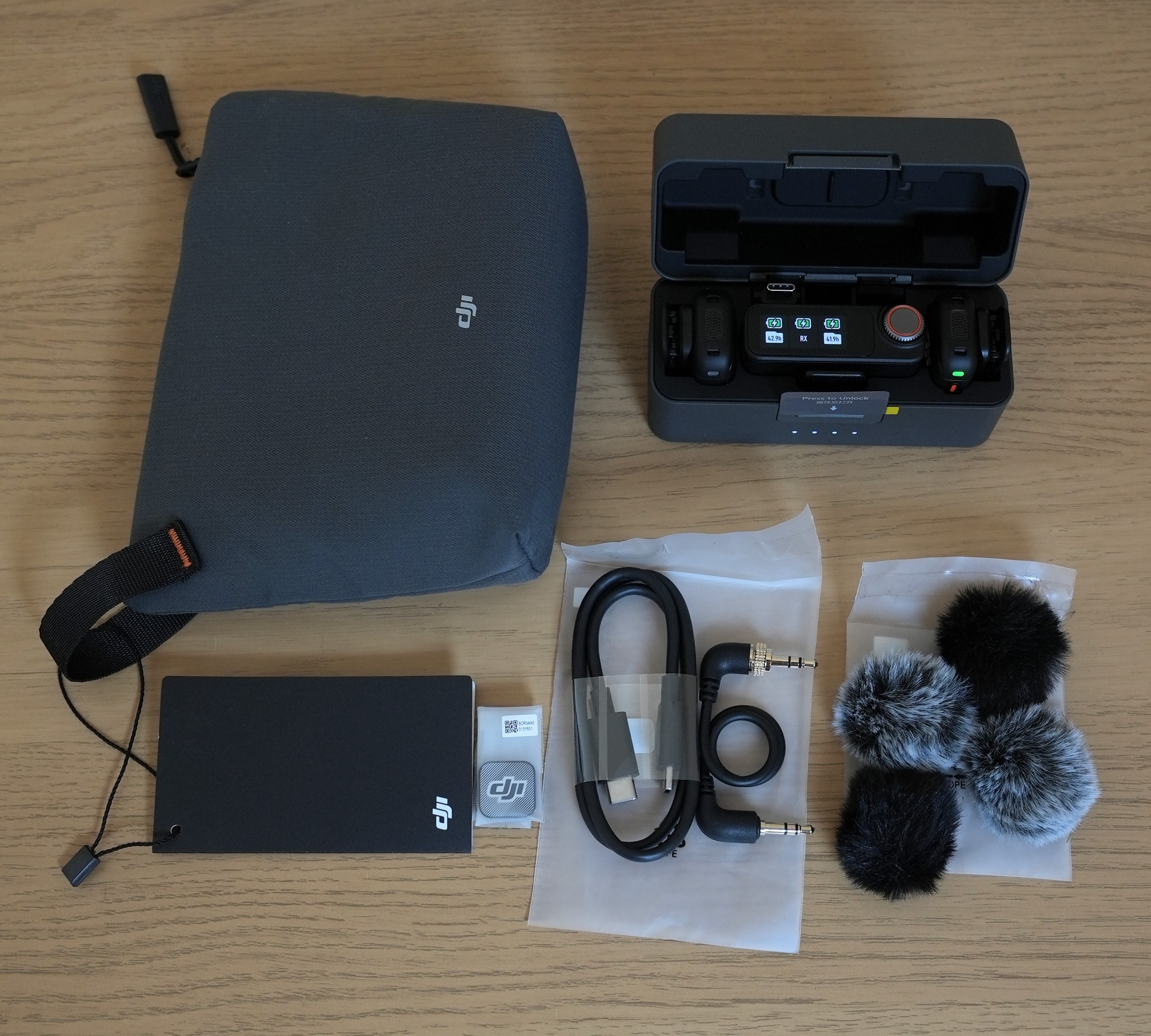 Dji mic 3 - (2 tx + 1 rx + charging case)