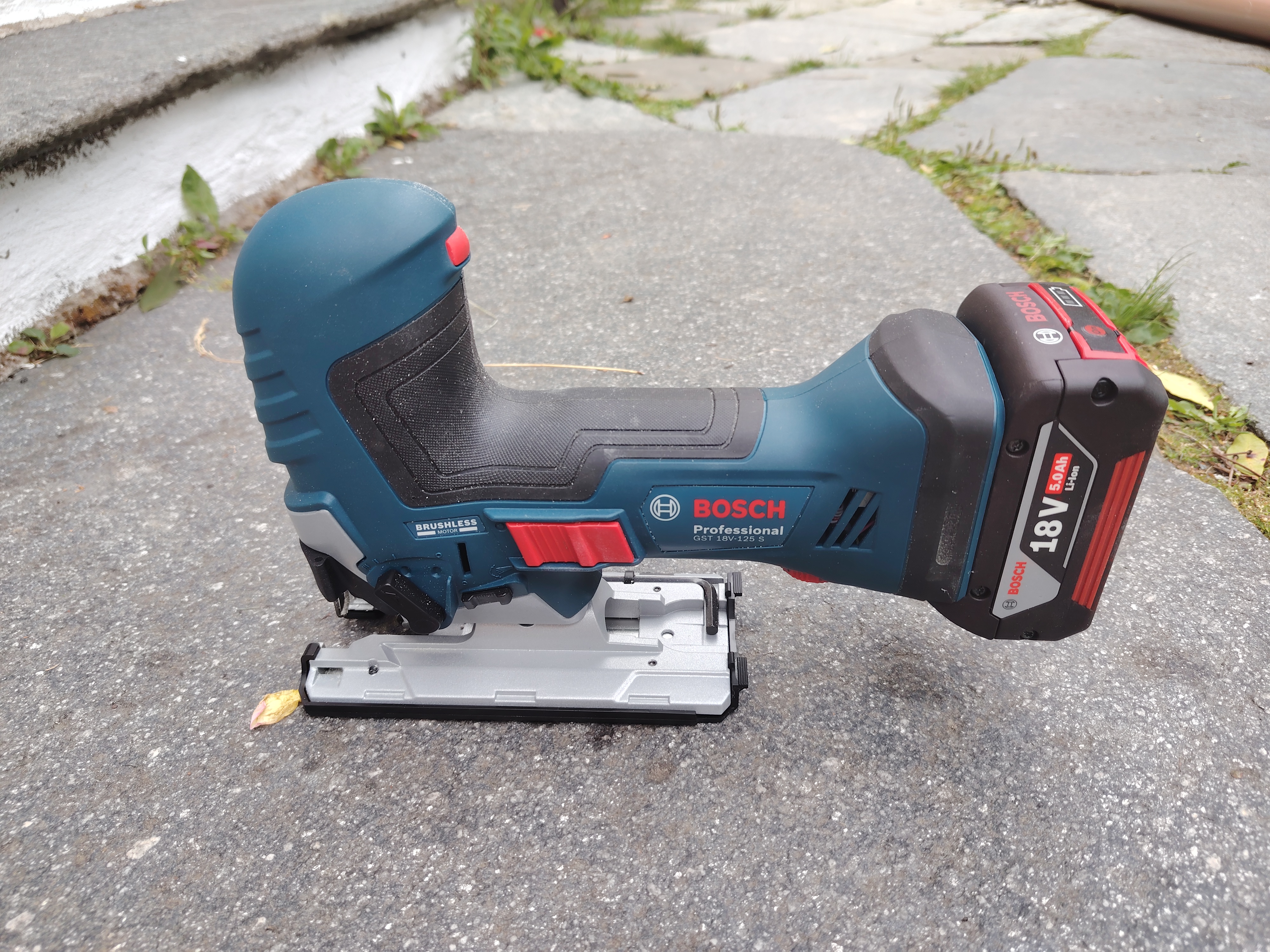 Bosch gst 18v-125 s proff stikksag på batteri