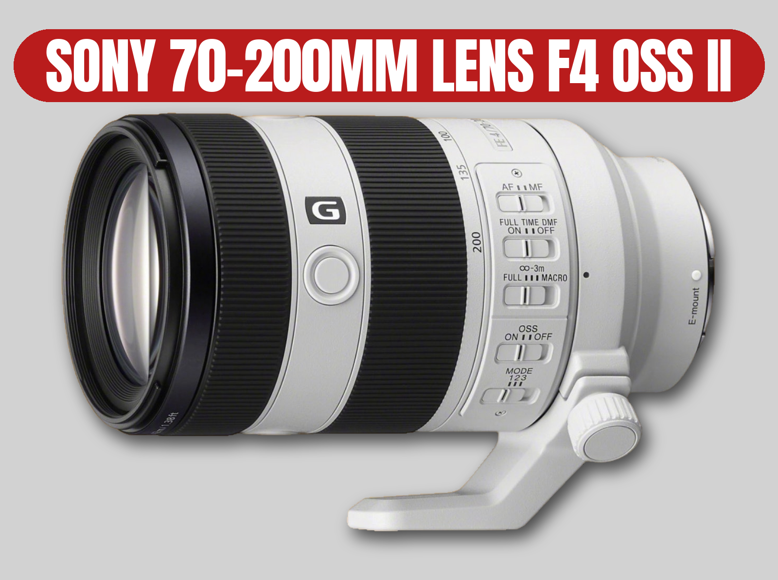 Sony 70-200mm f4 oss ii lens | macro / telephoto