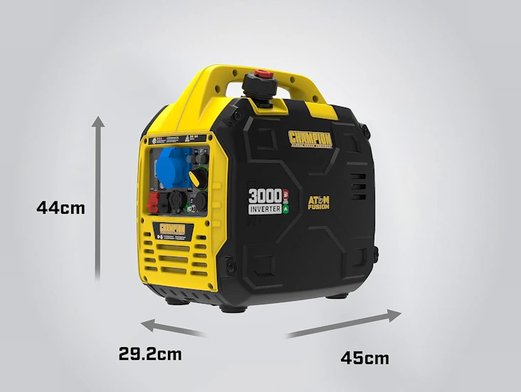 Generator 3000w - ultra quiet - lightweight - dual fuel petrol gas