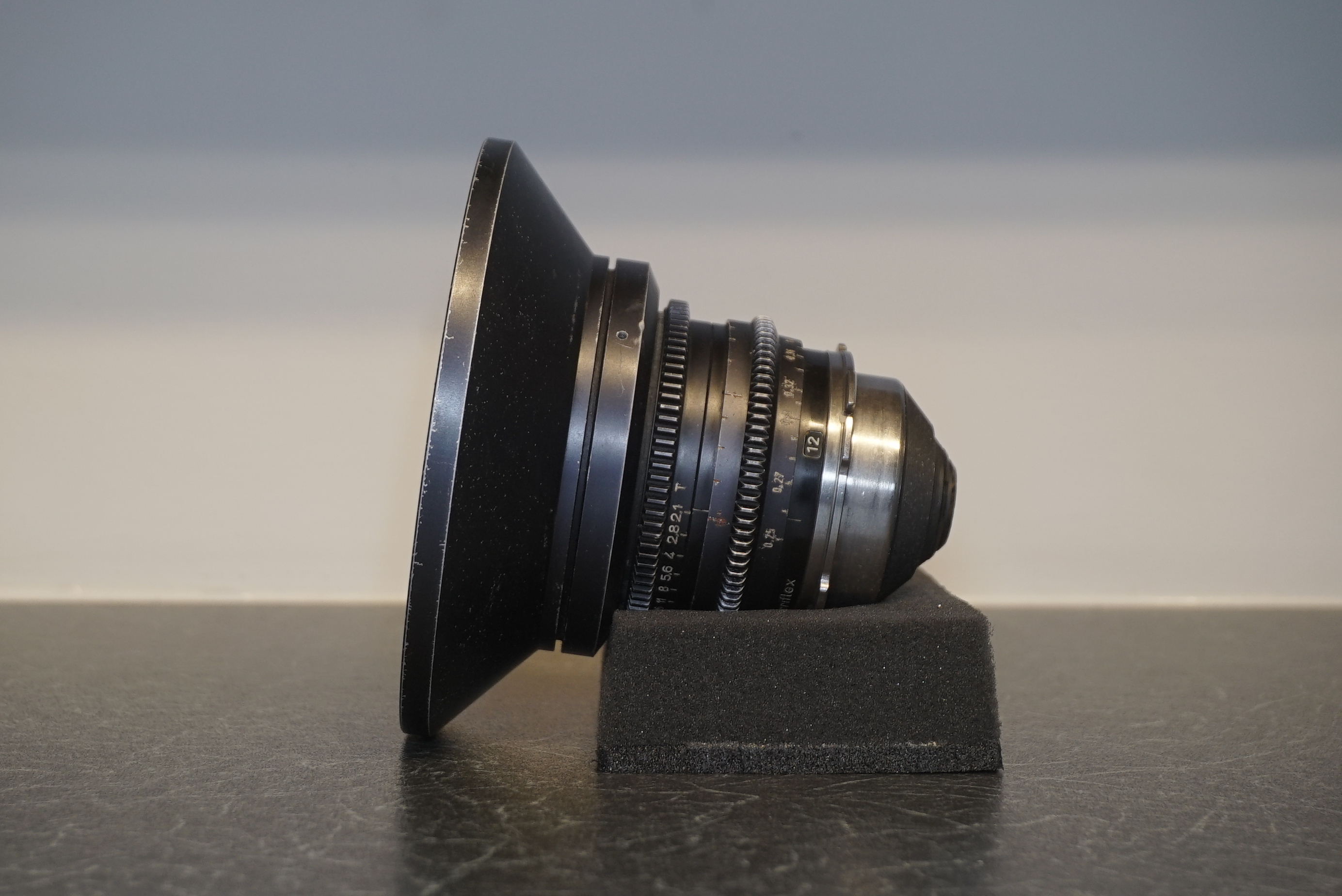 Carl zeiss 12mm mk ii super16 prime lens (pl mount) with custom wide front