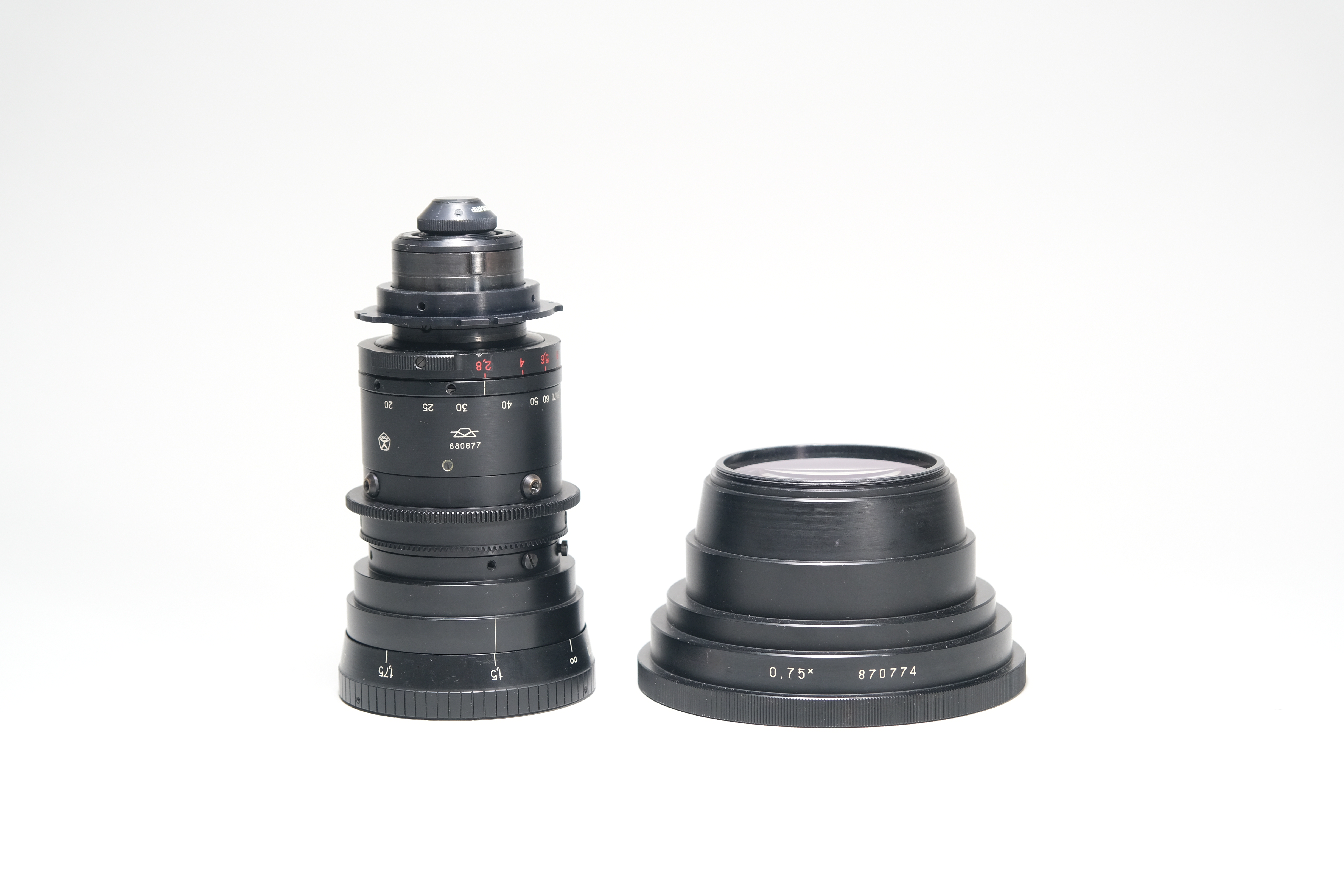 Pl 16mm film cine lomo 16opf12-1 10-100mm (7.5-75mm) t2.5 