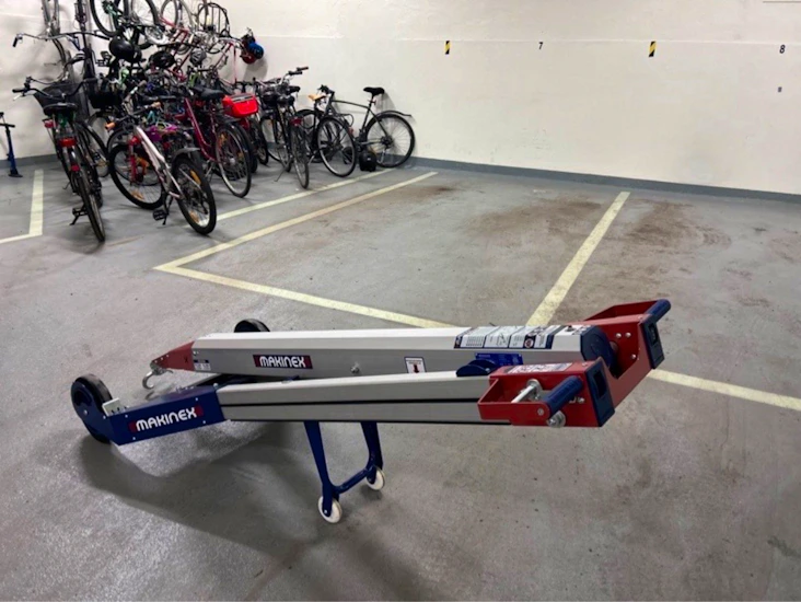 Handtruck för höga lyft