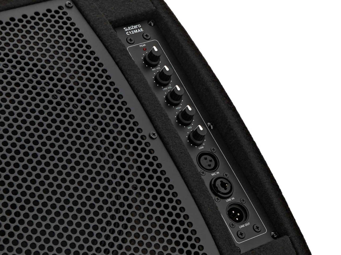 Active 12" 'wedge' floor monitor 