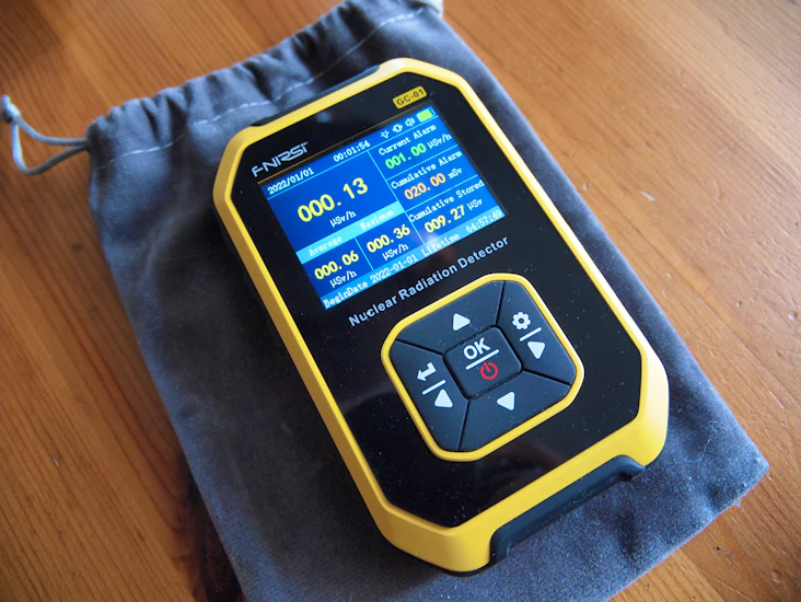 Geigermätare för husvisning med mera