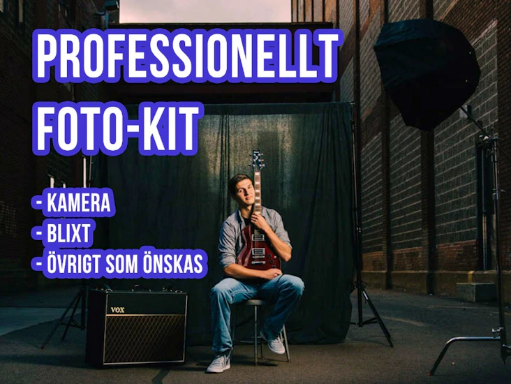 Professionellt foto-kit