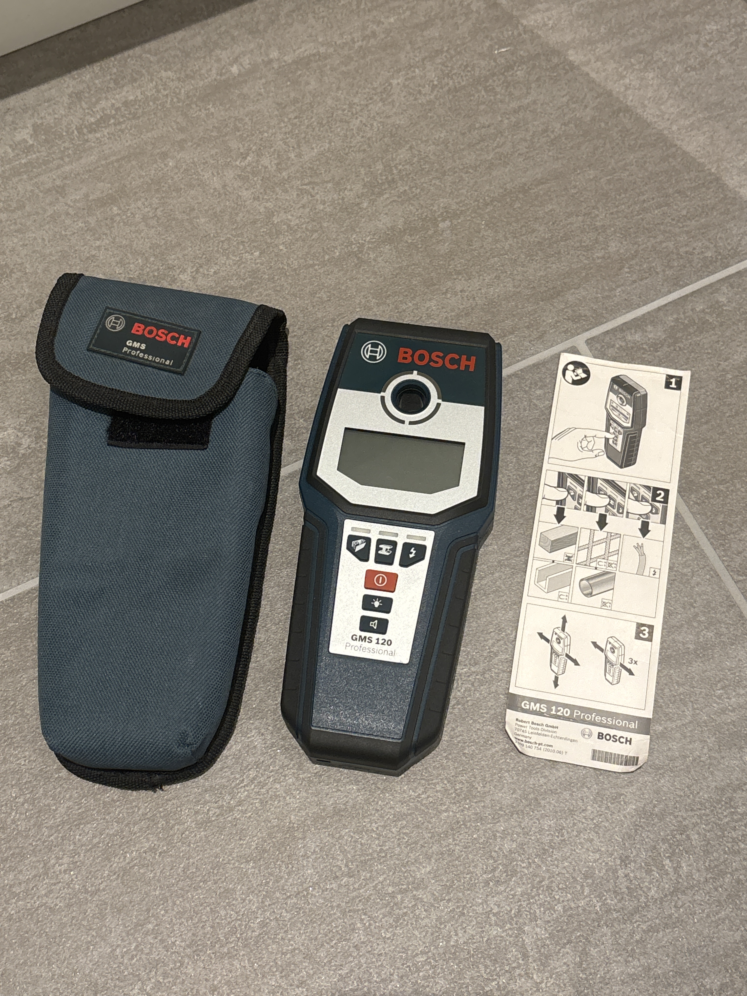 Väggdetektor bosch gms 120 – hittar metall, elledningar & träreglar