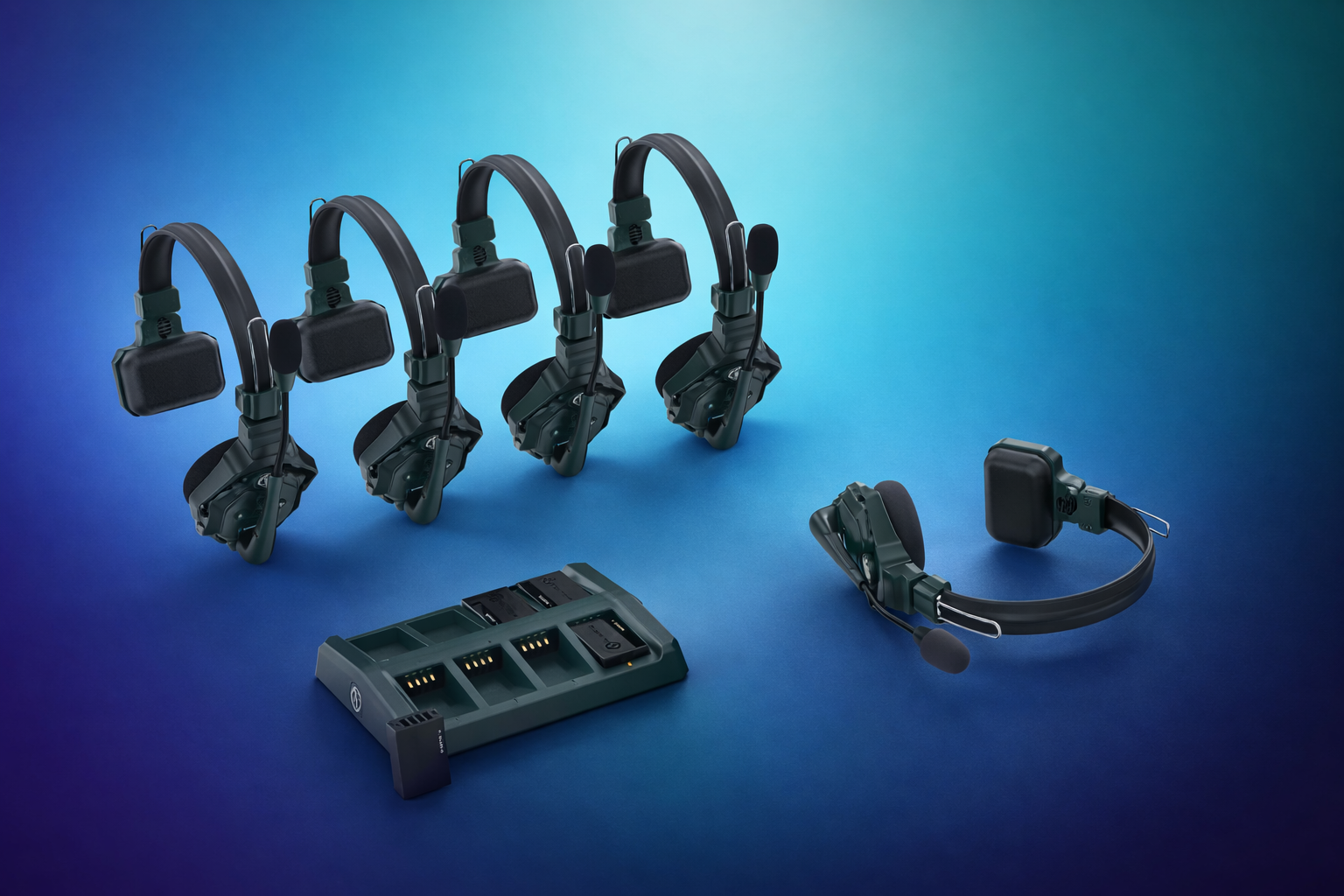 Hollyland solidcom c1-4s (4-person headset system)