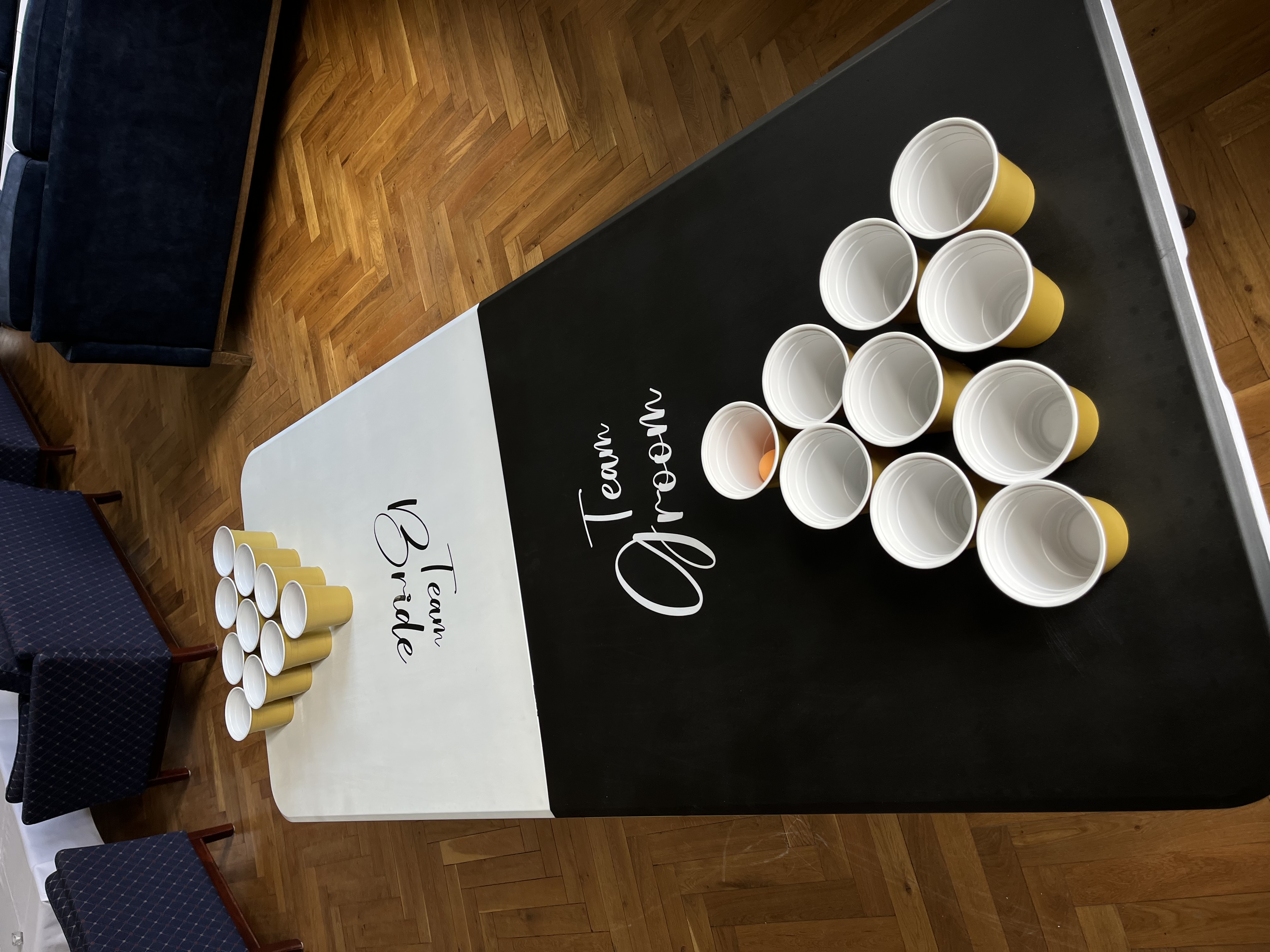 Beer pong til bryllupsfesten 