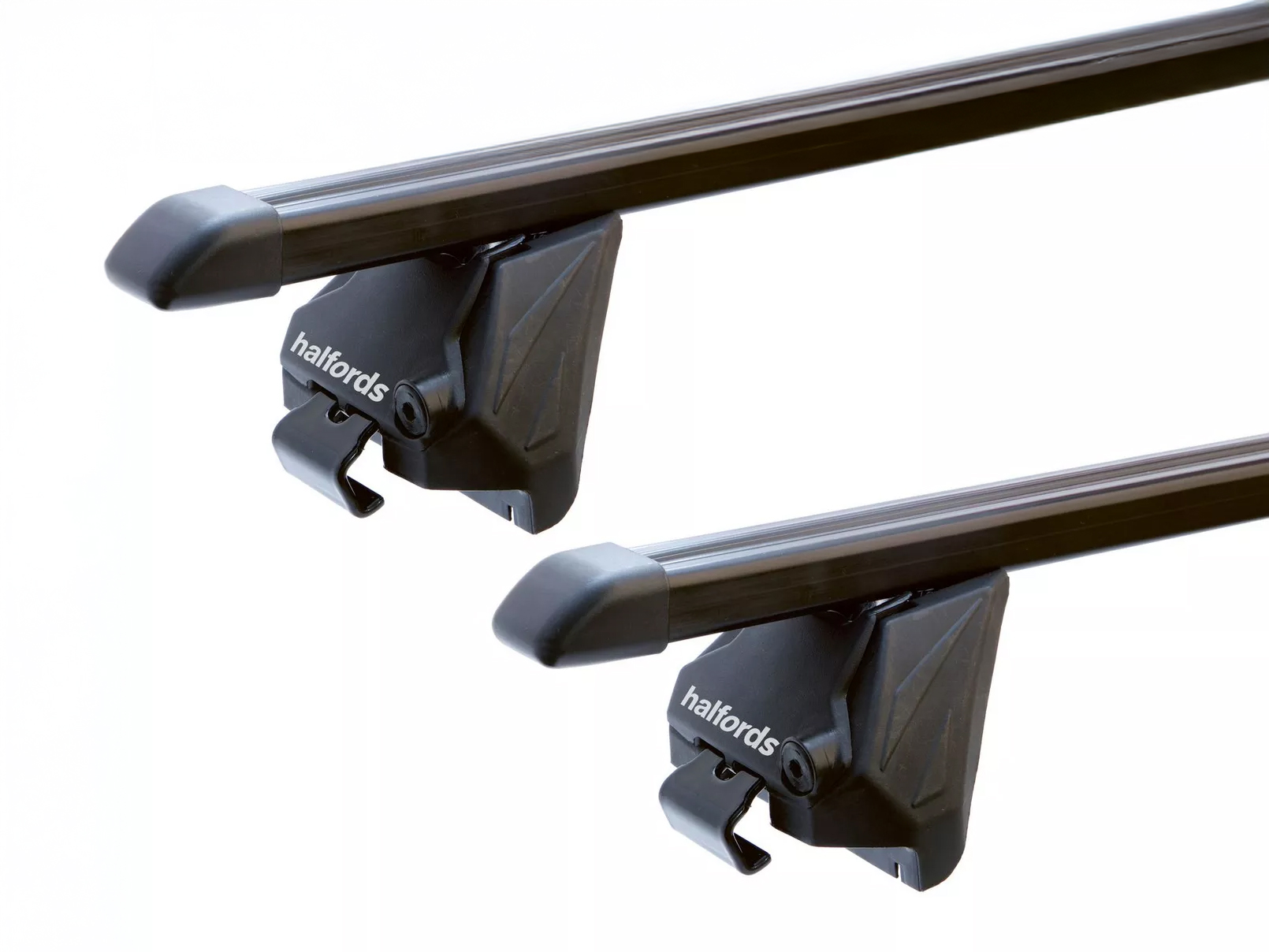 Halfords integrated rail steel roof bars 107cm length - set i1