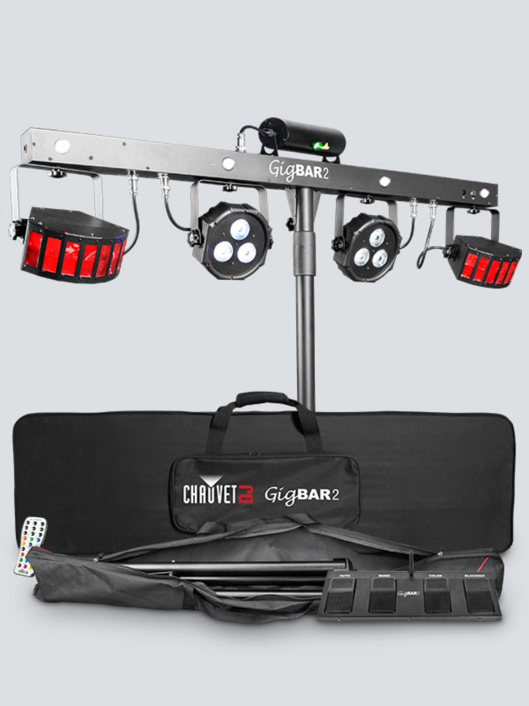 Dj utstyr, lys. giga bar 2.0, 9-in-1 effects