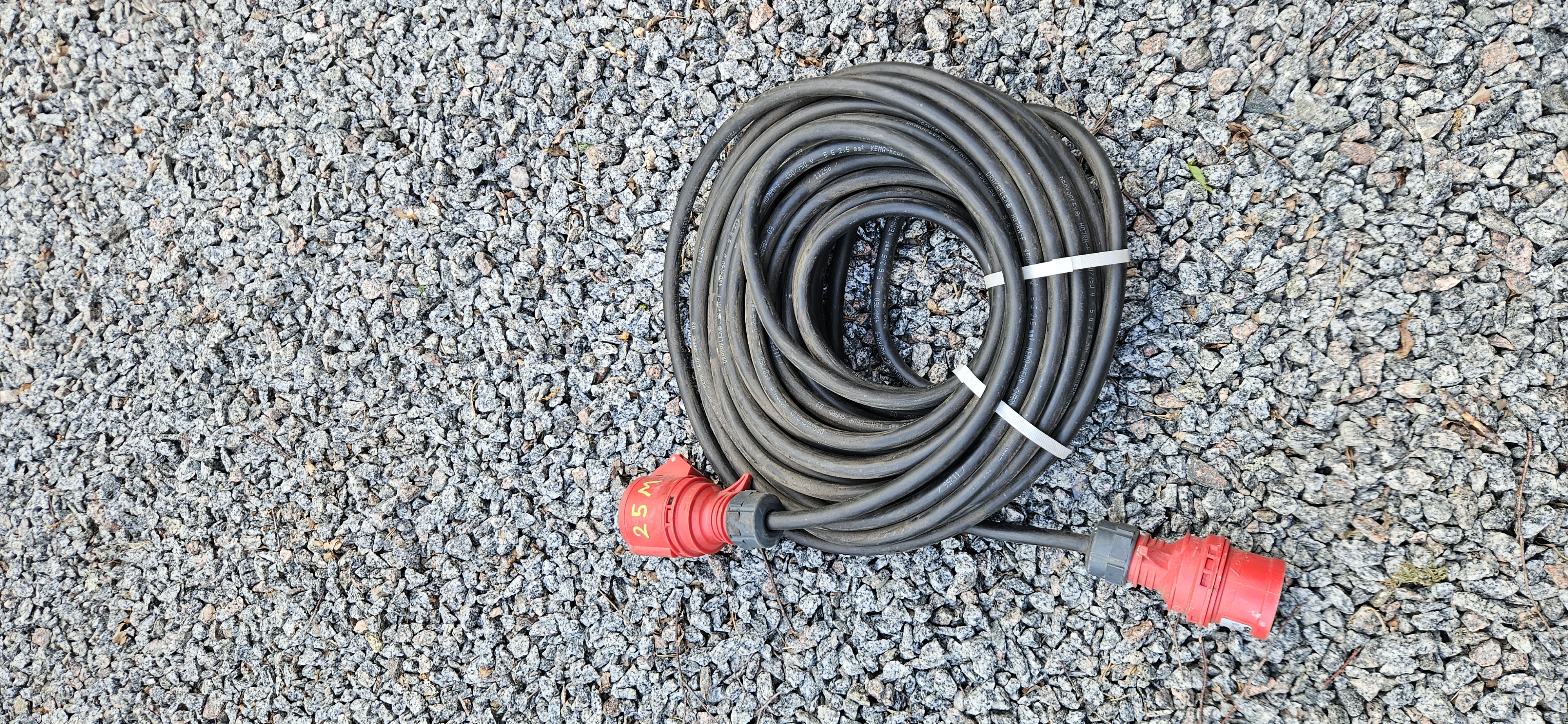 16a elkabel 25m