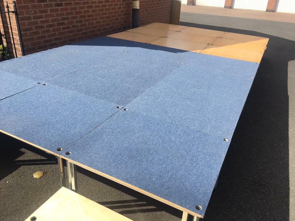 Small portable stage