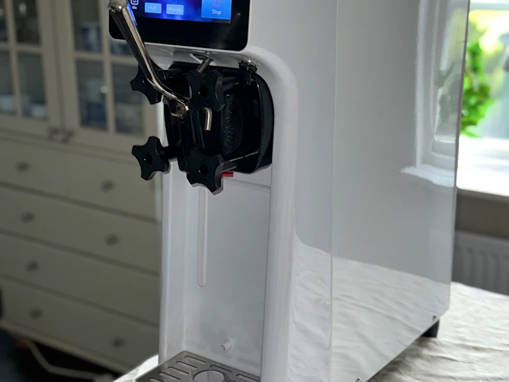 Mjukglassmaskin med leverans