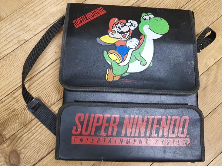 Super nintendo i original leieveske
