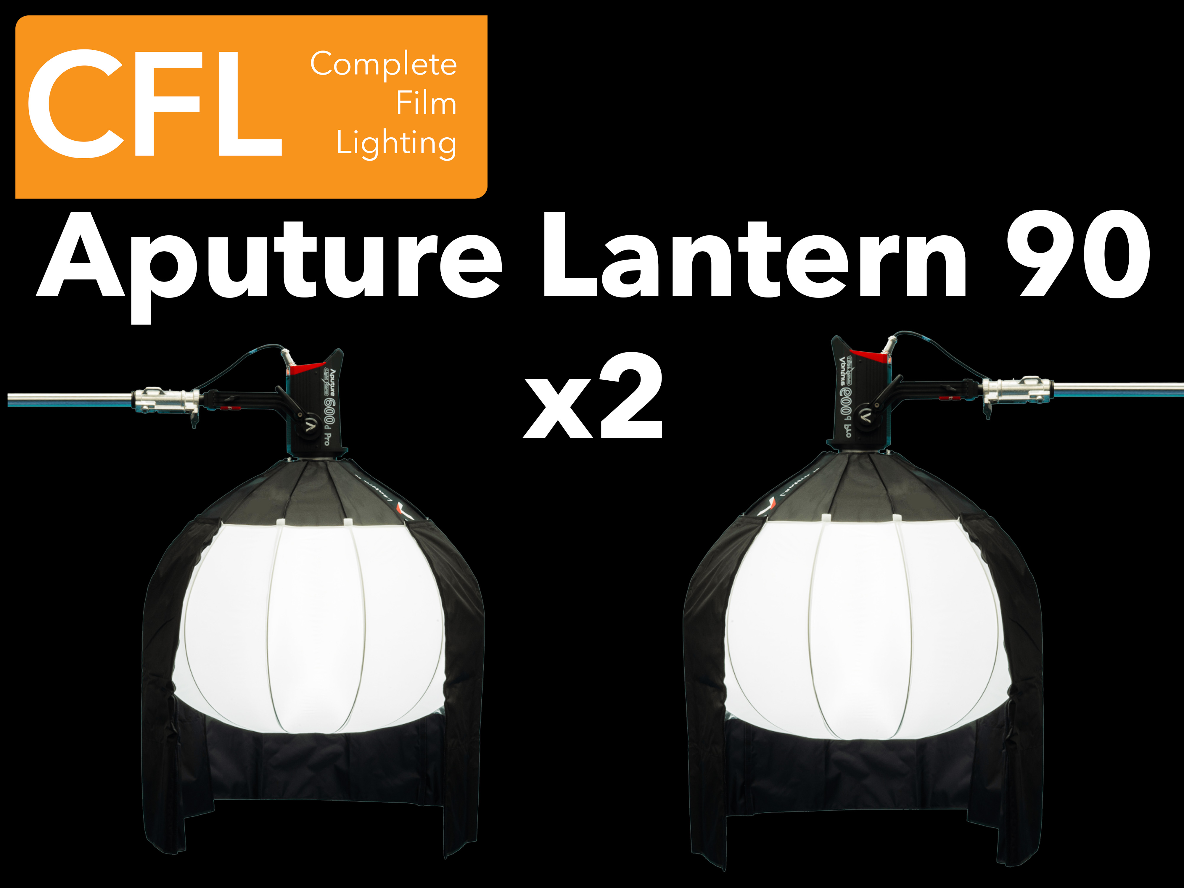 Aputure lantern 90 x 2