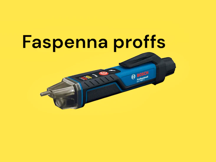 Faspenna för el beröringsfri