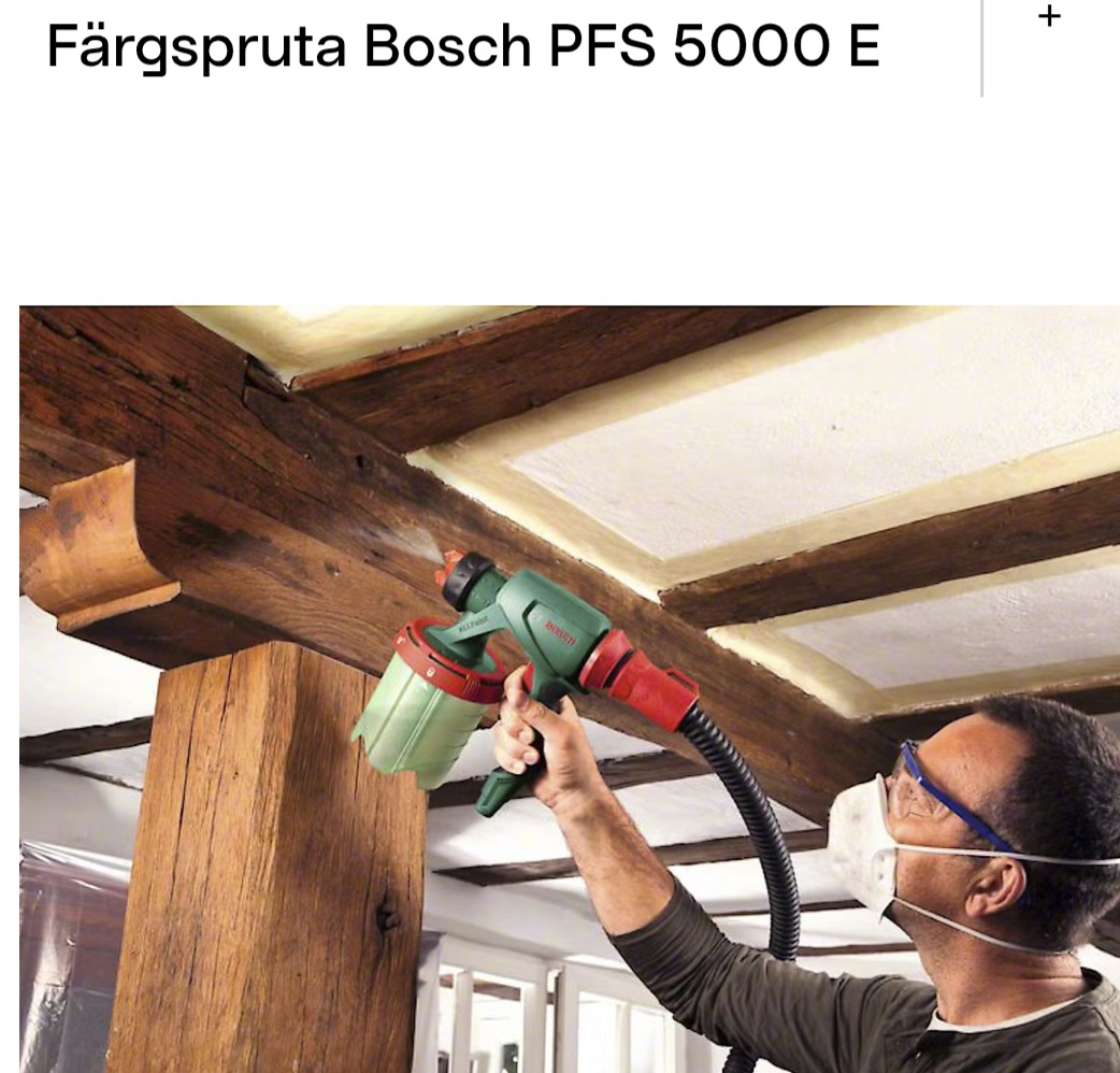 Färgspruta bosch 5000 e