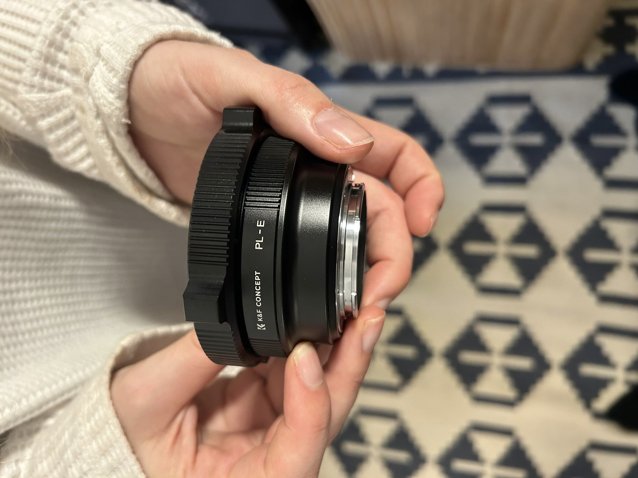 K&f concept pl-e mount lens adapter
