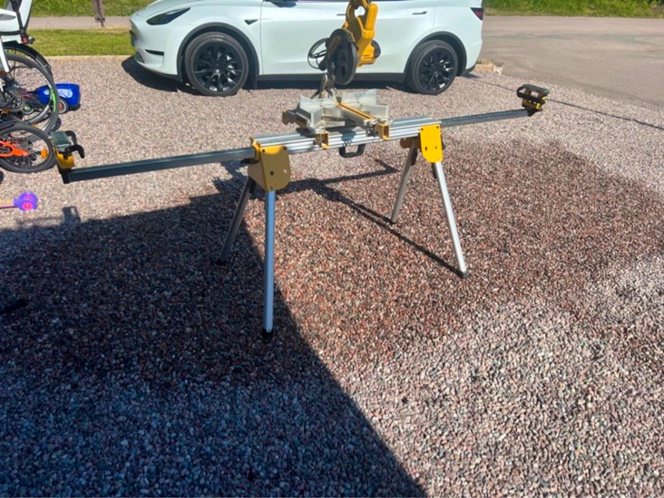 Kap och gersåg med stativ