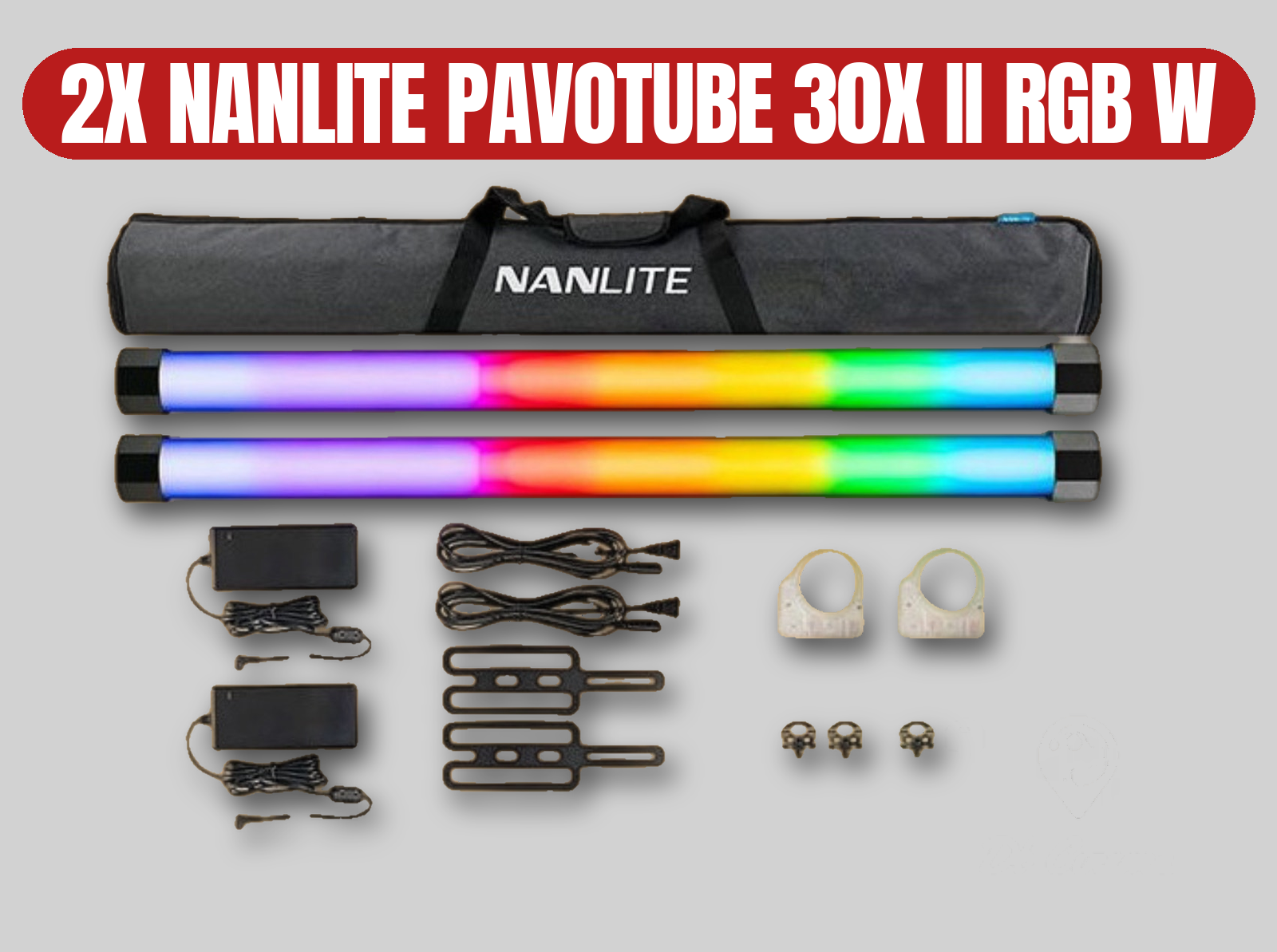 Nanlite pavotube 30x ii rgbw led tube light set | led lighting / tube lights / astera titan tube alternative