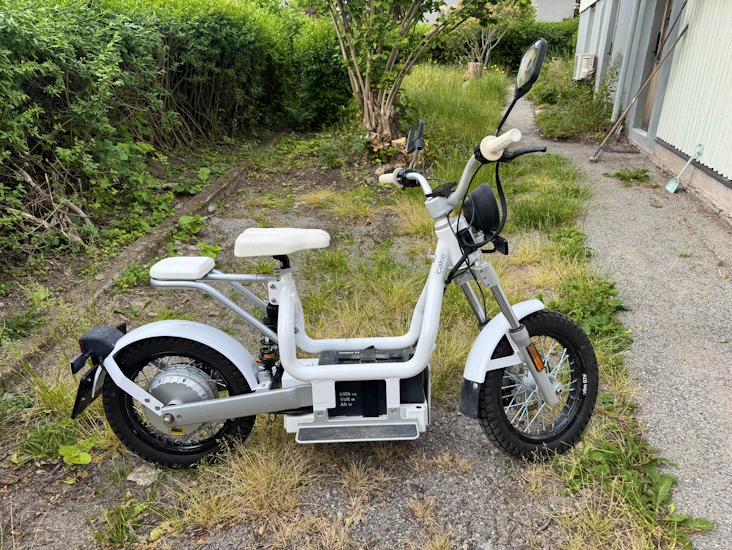 Moped el 45km/h cake makka med plats för passagerare